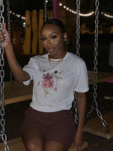 Load image into Gallery viewer, faithFULL Lashes logo White T-shirt
